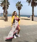 שמלת מעטפה עם הדפס 3