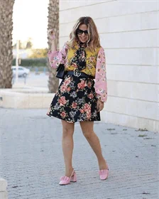 שמלה פרחונית