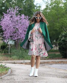 שמלת פרחים שקפקפה