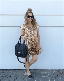 שמלה מנומרת