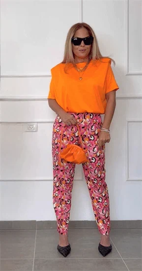 מכנסיים הדפס