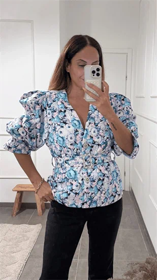 ג׳קט פרחוני